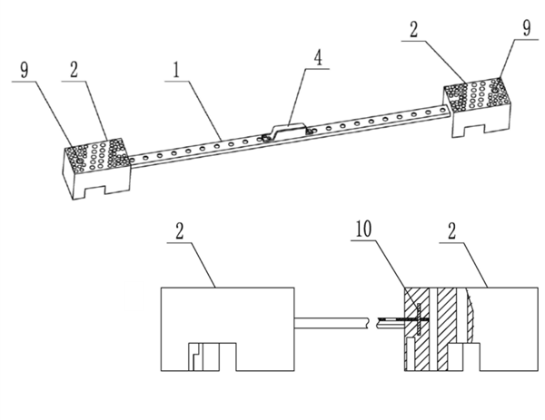 便携自锁式橡胶防溜枕木