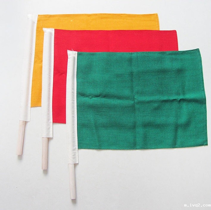 铁路信号旗红黄绿三色防护信号旗